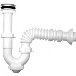 TRAMPA CON CONTRA PARA FREGADERO CON SALIDA 10-RF RUGO