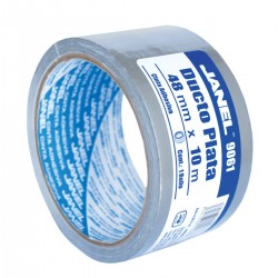 CINTA PARA DUCTOS PLATA 40mm x 10m 1284810122 JANEL
