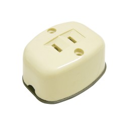 CONTACTO OVAL SENCILLO VISIBLE SURTEK 136411