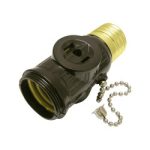 PORTALAMPARA CADENA Y LADRON CAFE 127V SURTEK 136650