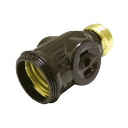 PORTALAMPARA CON LADRON CAFE 127V SURTEK 136652