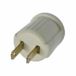 PORTALAMPARA CON CLAVIJA MARFIL127V SURTEK 136668