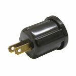 PORTALAMPARA CON CLAVIJA NEGRO 127V SURTEK 136669