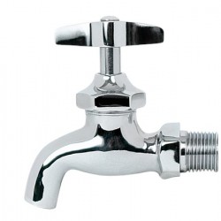 LLAVE TERMINAL GRANDE CROMADA 1GC RUGO