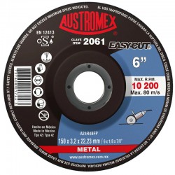 DISCO CORTE METAL T-42 6X1/8X7/8" EASY-CUT 2061 AUSTROMEX