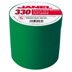 CINTA ELECTRICA VERDE 19MM18M 3301918113 JANEL