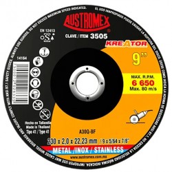 DISCO DE CORTE T41 230X2X22.23 MM KREATOR 3505 AUSTROMEX