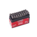 JUEGO LETRAS "A-Z" GOLPE 3/16" 27pz URREA 42L5