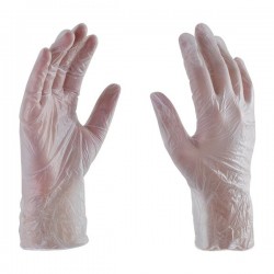 GUANTE VINYL DESECHABLE CON POLVO DERMACARE 44-500-L