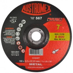 DISCO CORTE METAL T42 7X1/8 567 AUSTROMEX