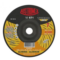 DISCO DESBASTE 7X.18X7/8 ALUMINIO Y METAL 671 AUSTROMEX