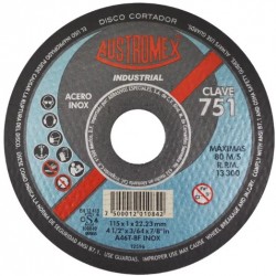 DISCO CORTE INOX 4 1/2 AUSTROMEX 751