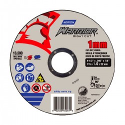 DISCO DESBASTE T27 WARRIOR 7X1/4X7/8IN 66252841219 NORTON