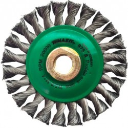 CEPILLO CIRCULAR TRENZADO ACERO 4x0.014 TENAZIT 975