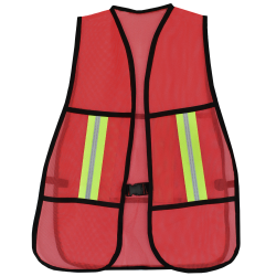 CHALECO DE MALLA ROJO CH-ROJ