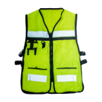 CHALECO BRIGADISTA VERDE LIMON UNITALLA CHALB-VERL