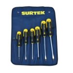 6 DESTORNILLADORES BIMATERIALES COMBINADOS SURTEK D200B
