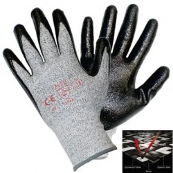 GUANTE PARA CORTE N5 PALMA NITRILO 10 SK-HPPE-5-XL