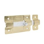 PASADOR SOBREPONER 12CM LATON BRILLANTE LOCK L038LBB