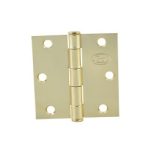 BISAGRA CUADRADA PLANA LATON BRILLANTE 2" LOCK LBC20LB