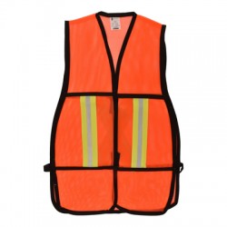CHALECO DE MALLA NARANJA CH-NCR