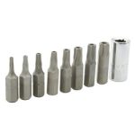 8 PUNTA TORX ANTIROBO Y ADAPTADOR SURTEK PFT9