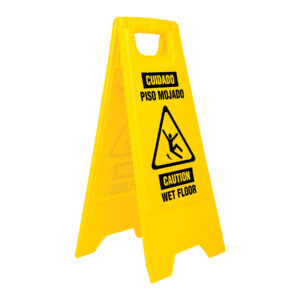 Letrero de piso resbaloso, 62 cm