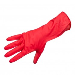 GUANTE DOMESTICO ROJO MEDIANO OVAL JA078