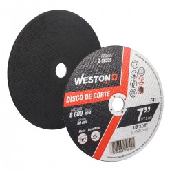DISCO DE CORTE PARA METAL 7'' WESTON Z-20225